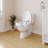 Locking Elevated Toilet Seat Riser With Adjustable Height Arms