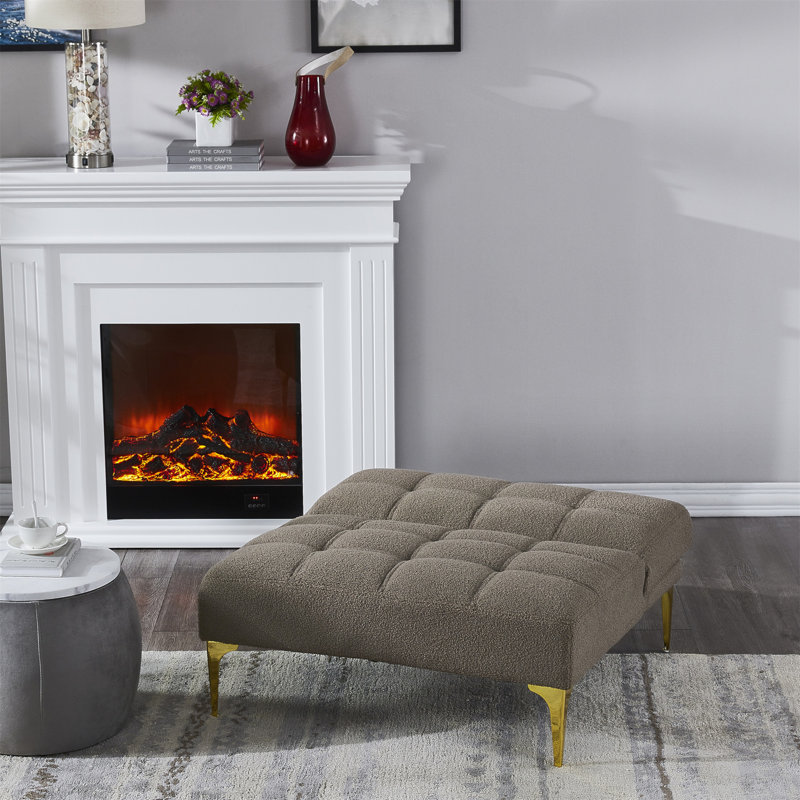 Chaise convertible polyvalente avec tissu moelleux et fabrication robuste