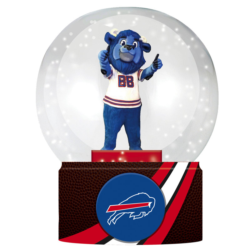 Sports Licensed 5" Mascot Water Snow Globe, Buffalo Bills