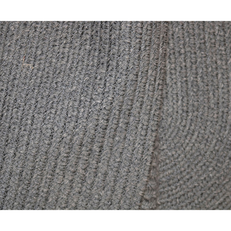 Tapis gris noué à la main de haute qualité