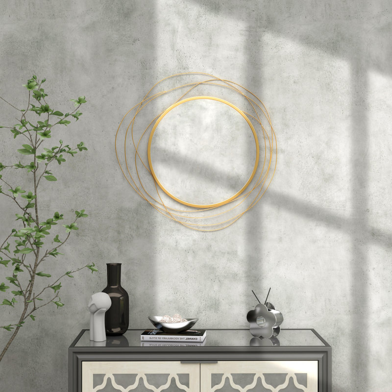 Miroir Modern, Doré