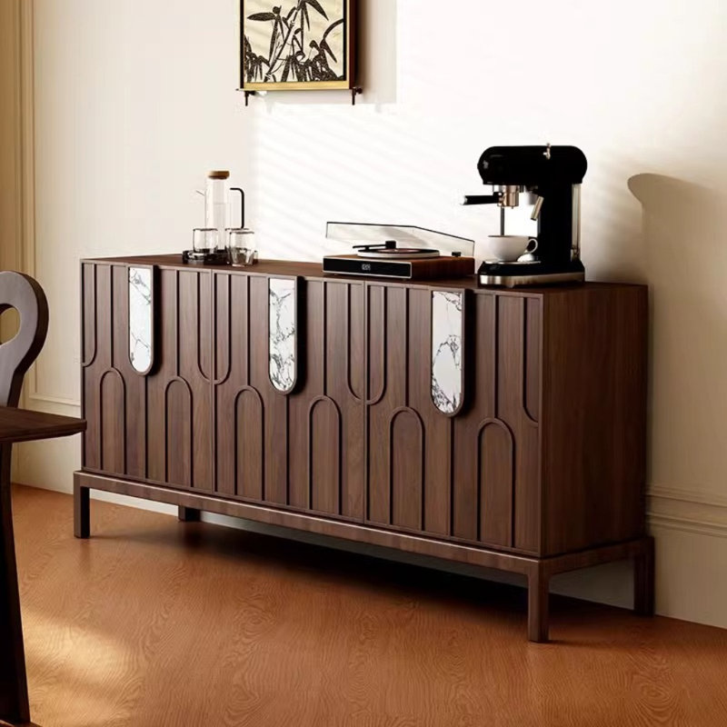 Buffet moderne, rétro et simple, Noyer