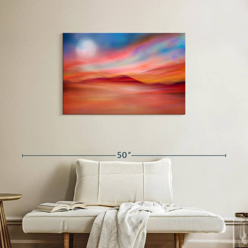 Avery Desert Moon, 24" H x 36" W
