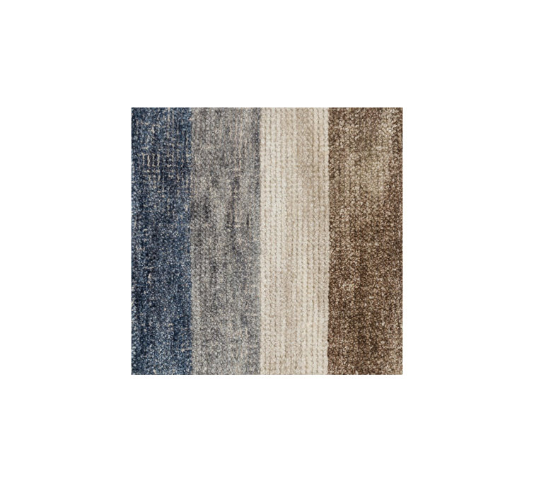 Jeffress Viscose Striped Indoor Rug