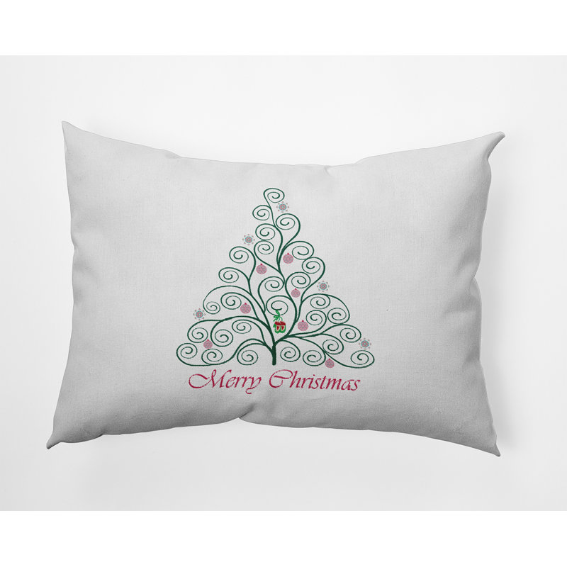 Polyester Throw Pillow, 14" x 20", Rectangular