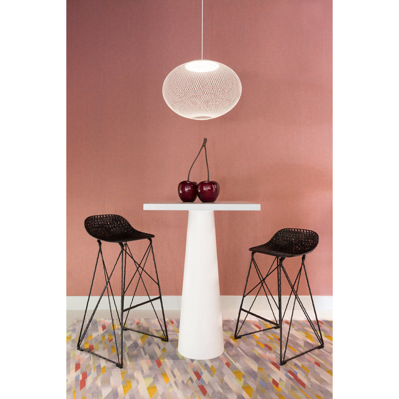 Carbon Outdoor Stool, Low