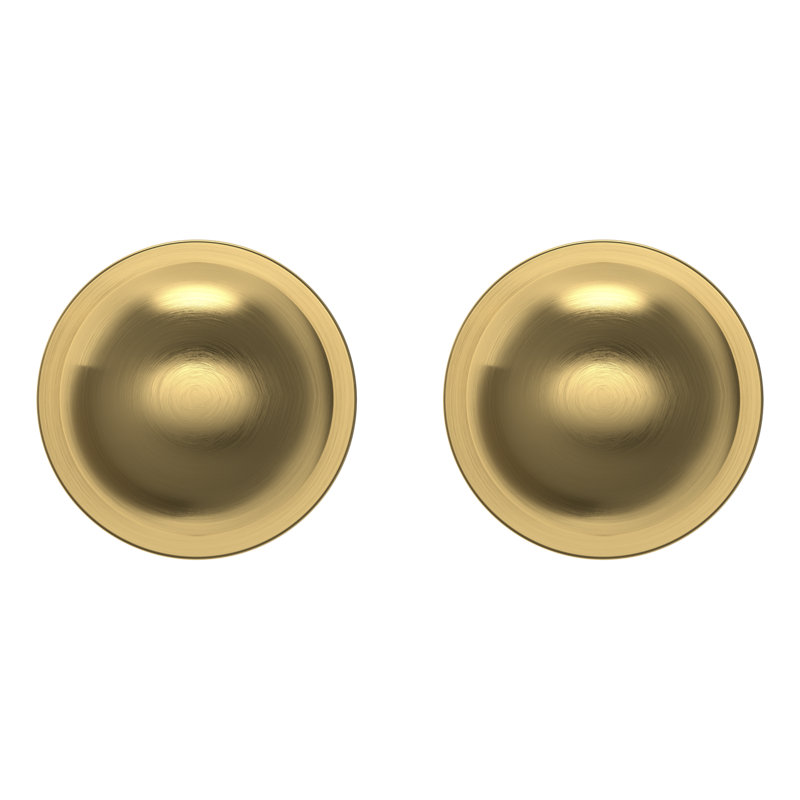 5041 Knob 2.09375 Diameter Round, Lifetime (PVD) Satin Brass