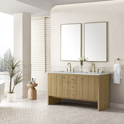 Hudson 60'' Double Bathroom Vanity with Top
