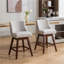 Tabouret de comptoir pivotant Telesha-1696860417