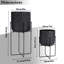 Nayshaun Set of 2 Modern Metal Planters with Stands 31cm &45cm Flower Holders Pots-1778403220
