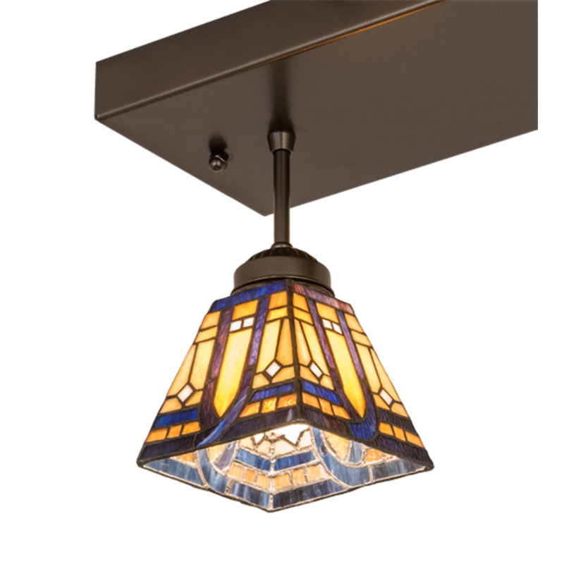 Sierra Prairie Mission 3 - Light Semi Flush Mount