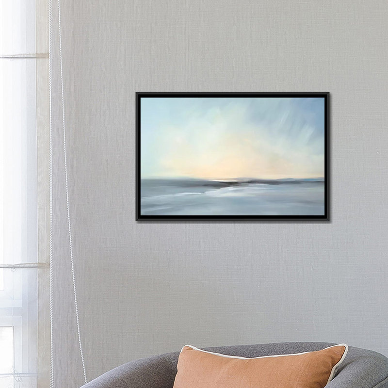 «Quiet Moments», impression sur toile, Toile avec cadre flottant noir, Pas de tapis, H 32 po x l 48 po x P 1,5 po
