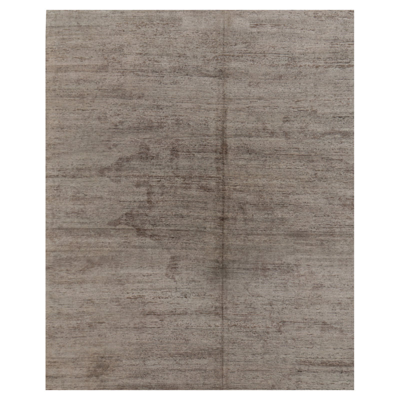 Rug & Kilim’S Modern Textural Rug In Neutral Taupe And Gray Tone-On-Tone