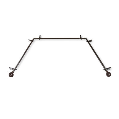 Tringle à rideaux simple ajustable de 20 à 36 po Jalissa