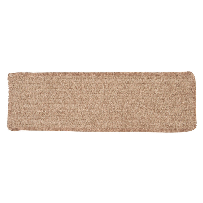 Tapis d'escalier Yaritza - Brun sable, Ensemble de 13, Banc de sable