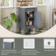 Meuble-lavabo moderne de 18 pouces avec lavabo pour petits espaces-853104759