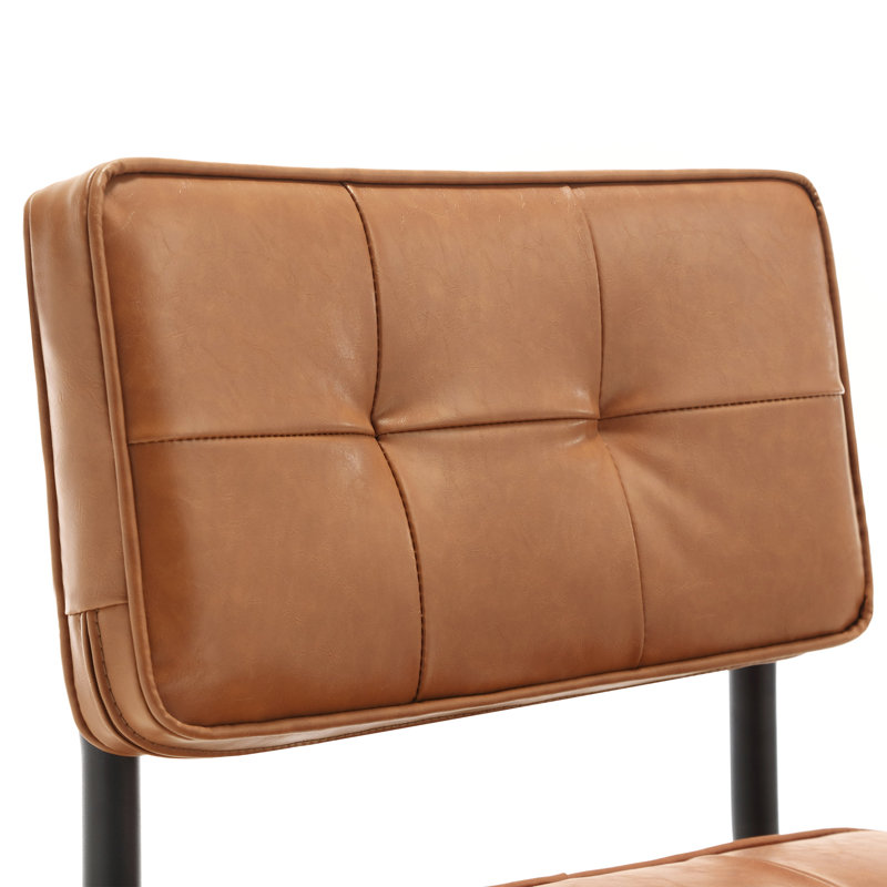 Aveon Upholstered Dining Chair, Brown