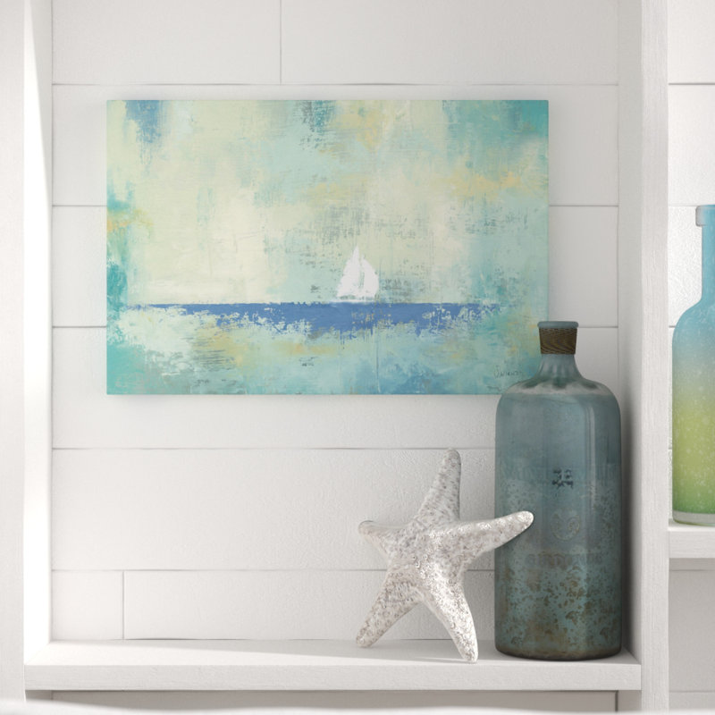 " Sailboat Dream " by James Wiens, 40" H x 60" W x 1.5" D, Wrapped Canvas