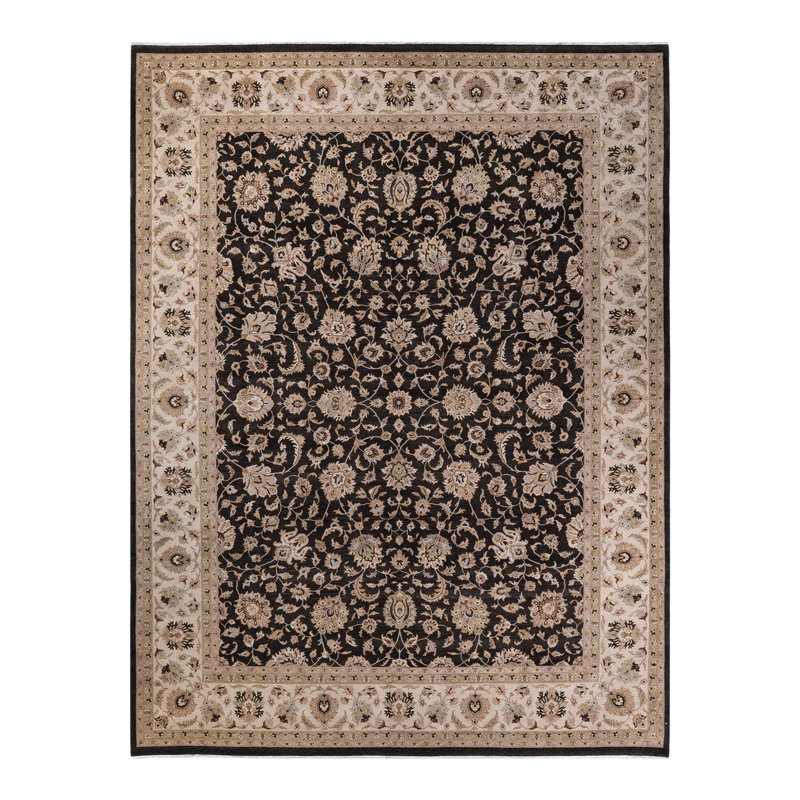 Classic One-of-a-Kind 9'1" X 12'2" Hand Knotted Area Rug