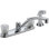 Classic Double Handle Kitchen Faucet with Side Spray