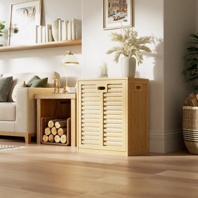 Bamboo Laundry Cabinet