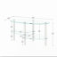 Table basse ovale transparente en verre