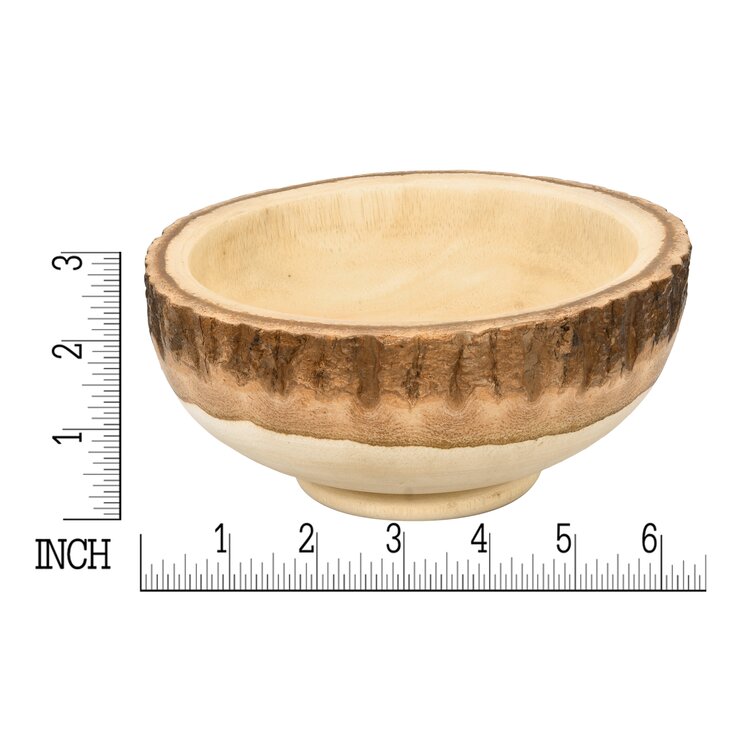 Adalen Handmade Wood Decorative Bowl