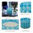 Decorative Bubble Glass Scented Candle for Living Room Decor - Stylish Candle for Coffee Table, Bedroom, and Bookshelf Decor - 9"-1308220919