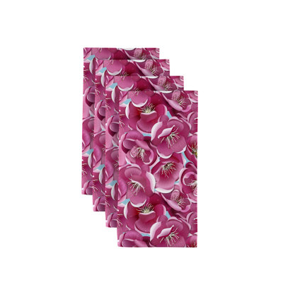 Maxton Polyester Floral Square Napkin