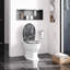 Toilet Seat With Soft-Close Mechanism, Quick Release Function, O-Shaped Toilet Seat With Mounting Fittings, 175Kg Load Capacity-2087890322