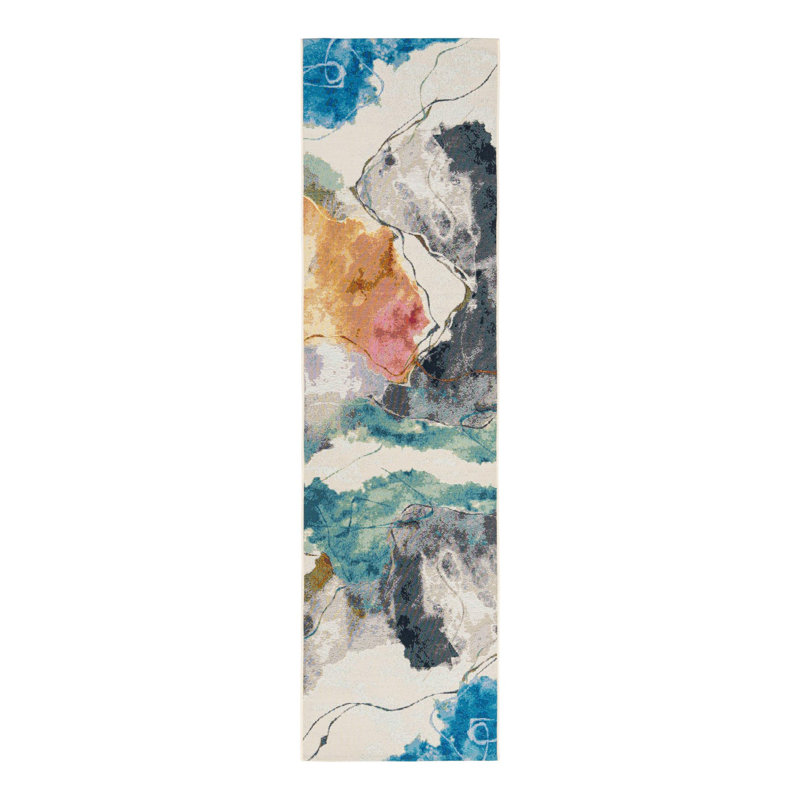 Tapis Keazia, Tapis de couloir 2 pi 7 po x 10 pi