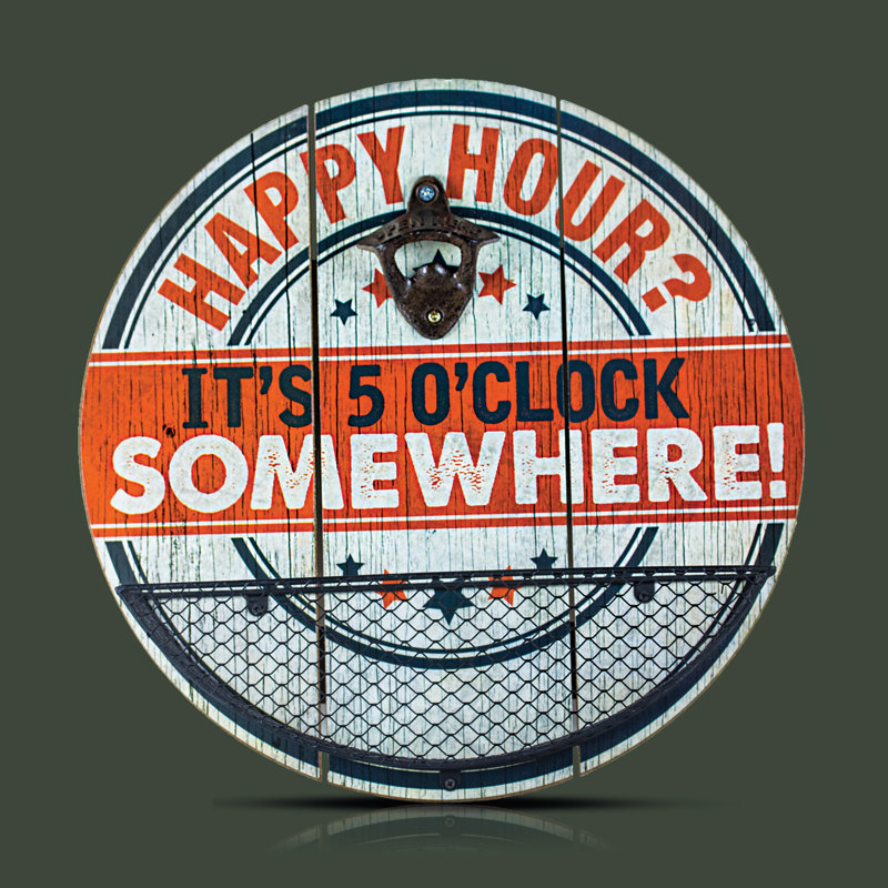 "happy hour ? il est de 5 heures à part ! détecteur de bouchon/ouverture de bouteille