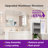 Husai Recessed or Surface Mount Aluminum Frameless Medicine Cabinet With Mirrored Door and Adjustable Shelves-408647447-408647400