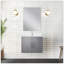 Meuble-lavabo simple moderne 24 po X P 22 po P, comptoir en marbre de culture et Miroir-1679934940