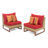 Tullio 7 - Person Patio Conversation Set with Sunbrella® Cushions-1541574236