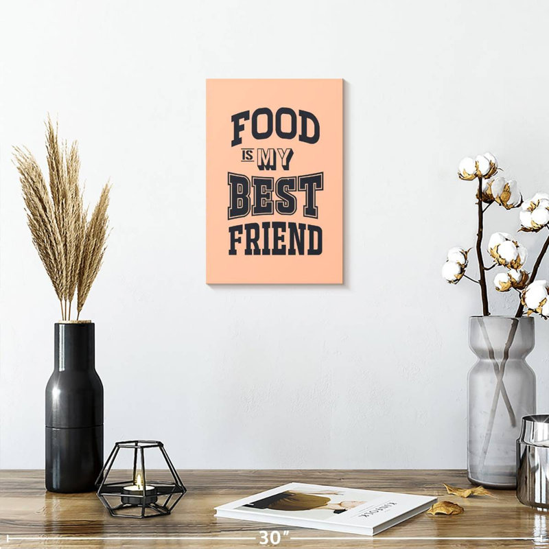 Tergel Food Typography, 12" H x 8" W