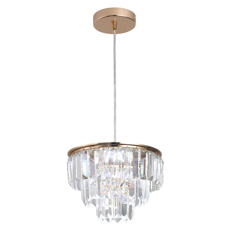 1 - Light Crystal LED Chandelier