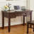 Nut-brown Rectangular Solid  Wood desk