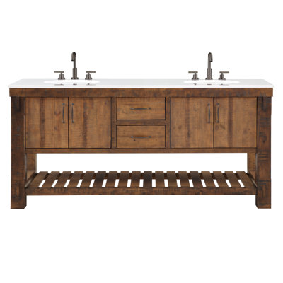 Bromley 72" Double Bathroom Vanity Set