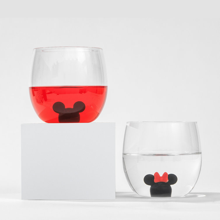 Disney Parks Epcot Norway Floral Mickey Mouse Icon Wine Glass New With – I  Love Characters