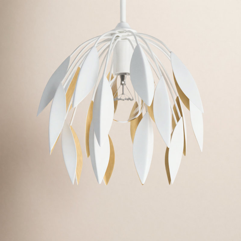 Mandy 1 - Light Novelty Pendant, 63"H x 14"W x 14"D, White