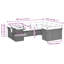 Vidaxl Garden Sofa Set Black And Cream
