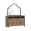 Commode transitionnelle Lyris, chêne rustique