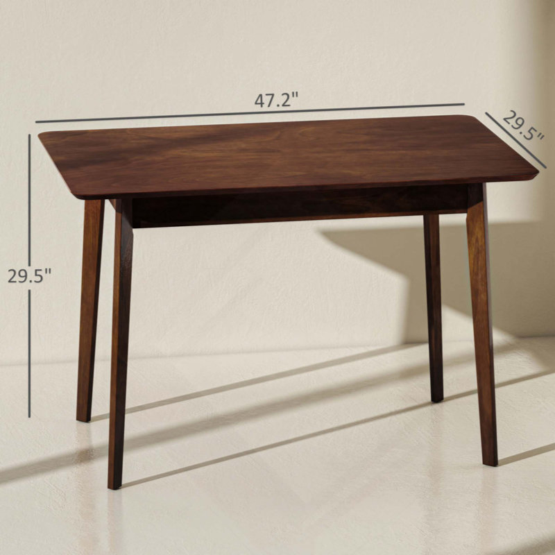 Table de salle à manger Mid-Century, Noyer