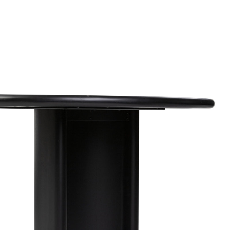 Paden Dining Table, Aged Black Acacia, 30" H x 118" W x 42" D