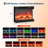 59-Inch Fireplace TV Stand for 43-65 Inch TVs, 24" Panoramic Electric Fireplace with 12 Flame Colors & 5 Brightness