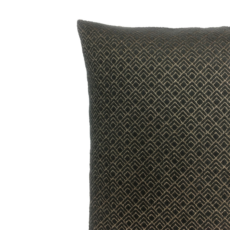  Housse de coussin en duvet géométrique 20 po, 20 po x 20 po, Bleu marine