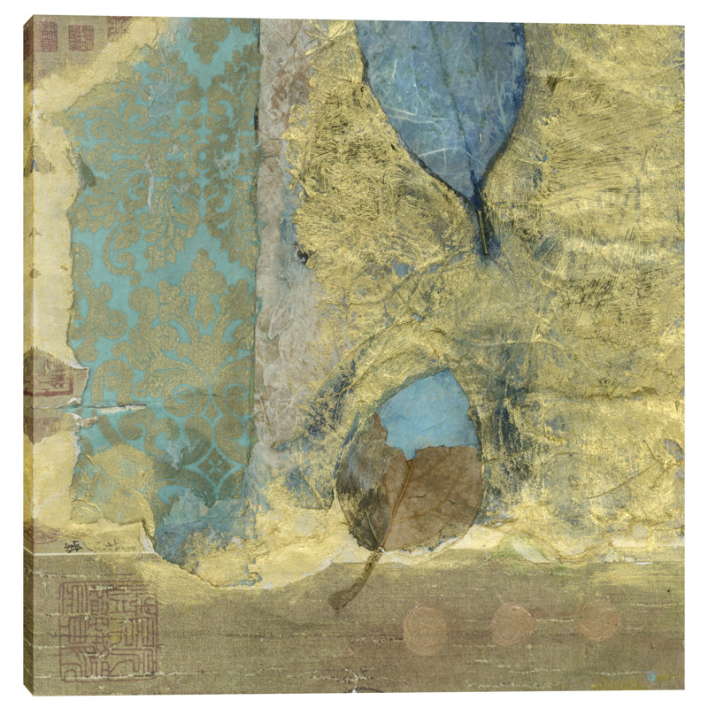 "wabi-sabi leaf" par elena ray, impression sur toile, H 26 po x l 26 po x P 1,5 po