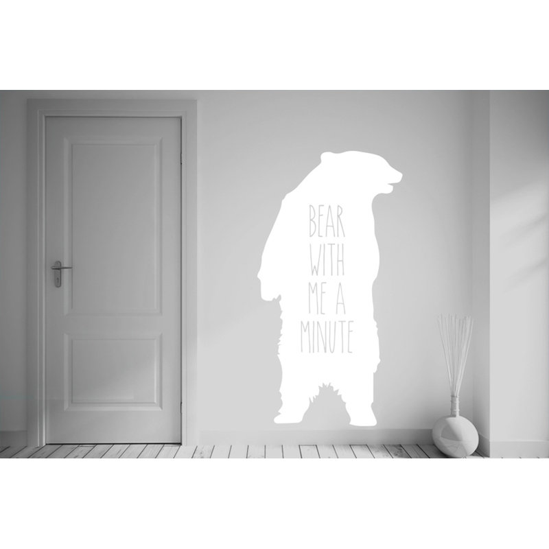 Animals Wall Decal, White