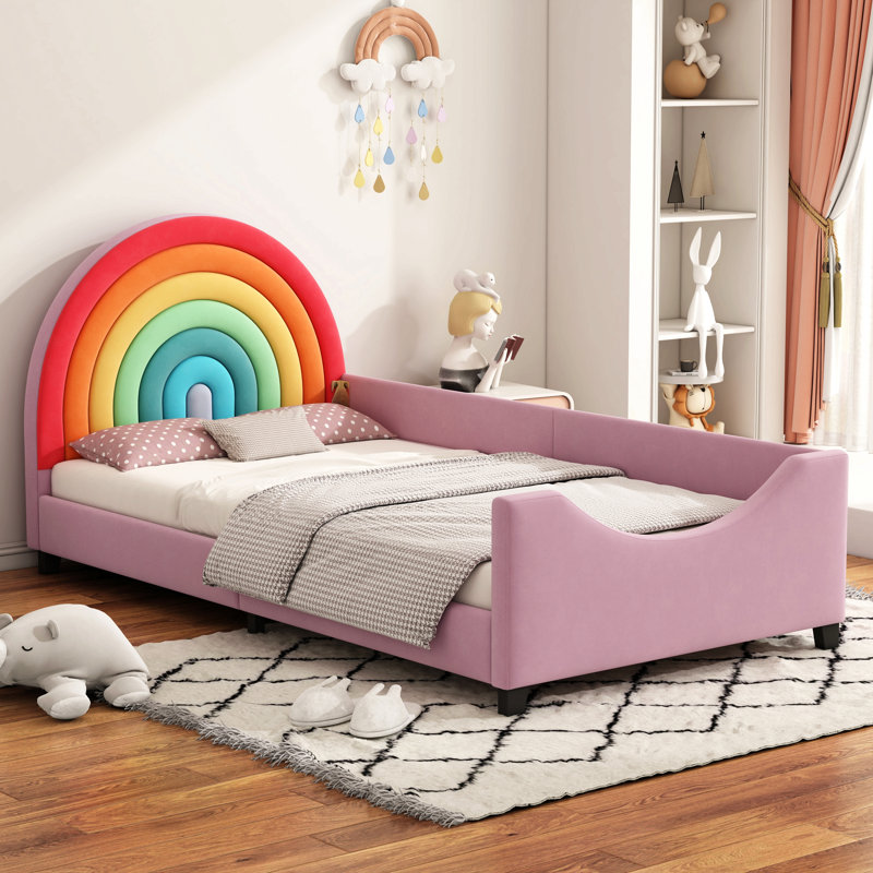 Lit de jour simple rembourré Rainbow